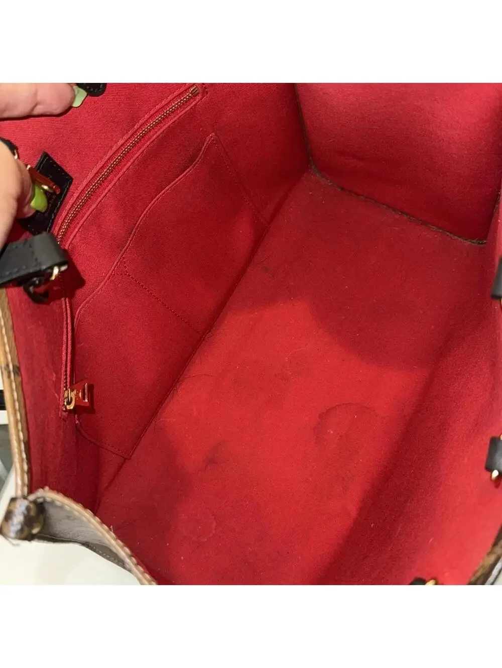 Authentic Louis Vuitton Brown OnTheGo MM Tote Bag